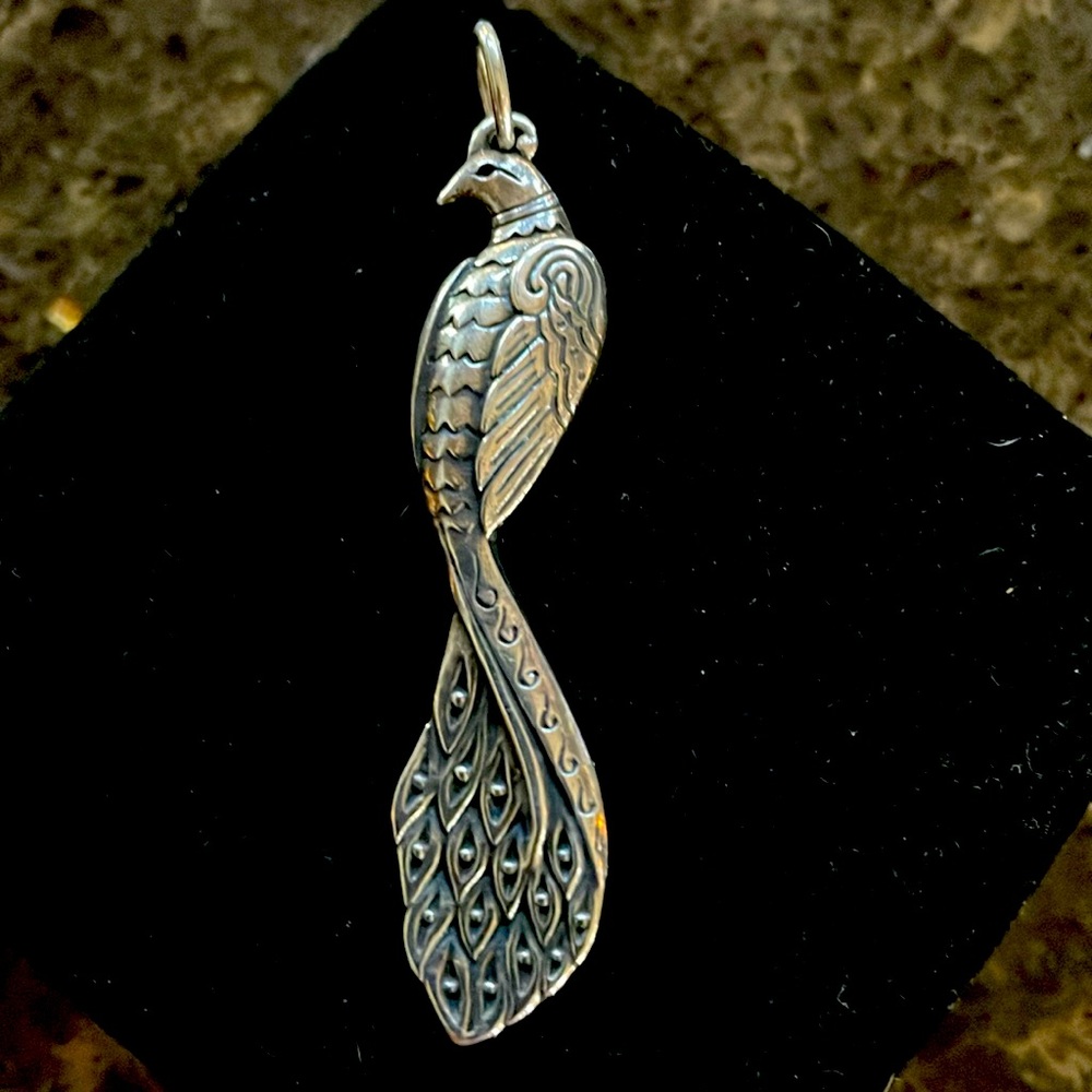 James Avery Regal Peacock Pendant
